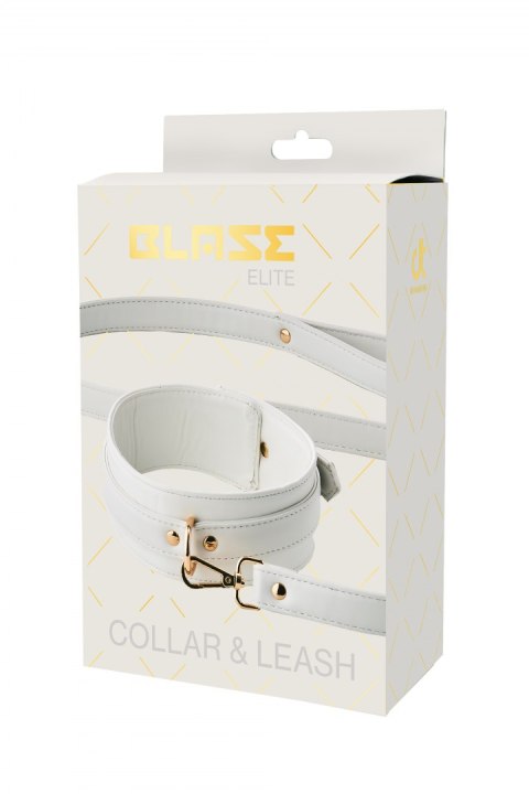 BLAZE ELITE COLLAR AND LEASH WHITE Dream Toys