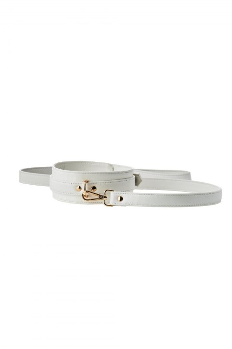 BLAZE ELITE COLLAR AND LEASH WHITE Dream Toys