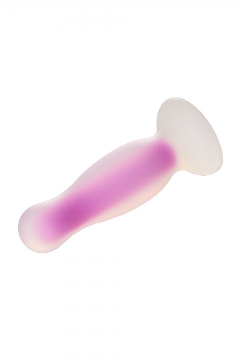 RADIANT SOFT SILICONE GLOW IN THE DARK PLUG MEDIUM PURPLE Dream Toys