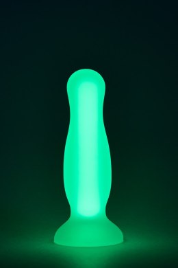 RADIANT SOFT SILICONE GLOW IN THE DARK PLUG SMALL GREEN Dream Toys