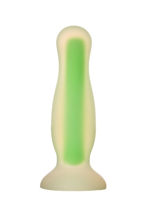 RADIANT SOFT SILICONE GLOW IN THE DARK PLUG SMALL GREEN Dream Toys