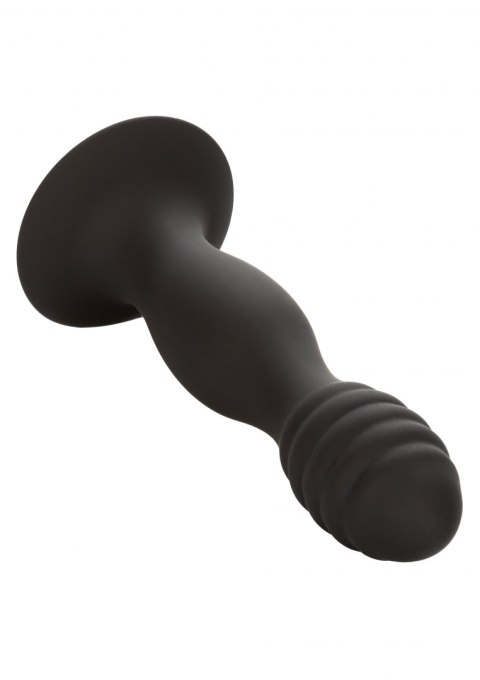 Ribbed Anal Stud Black Calexotics