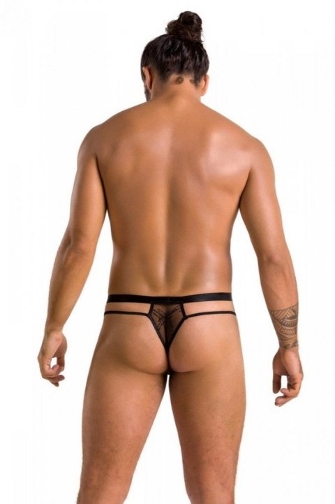 Stringi - 029 THONG COLLIN black L/XL - Passion Casmir