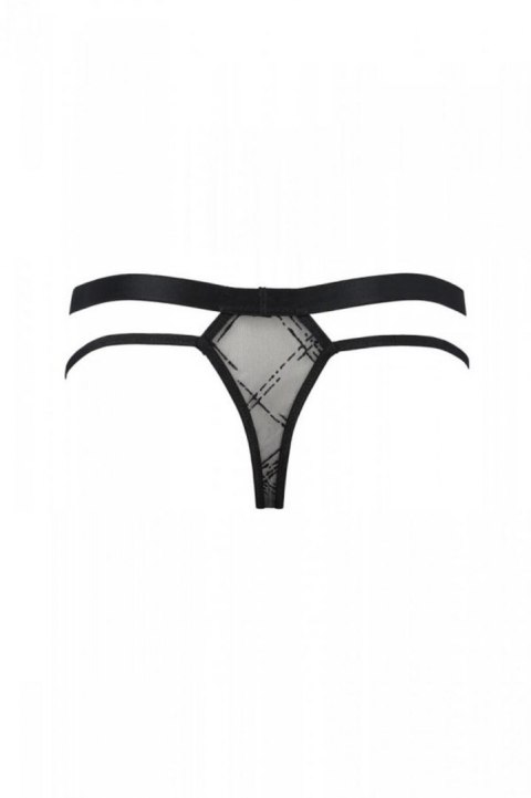 Stringi - 029 THONG COLLIN black L/XL - Passion Casmir