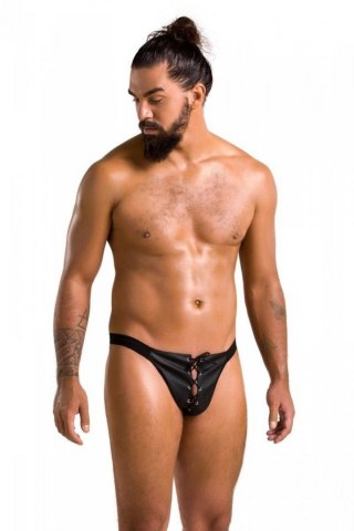 Slipy z otwartym tyłem - 044 SLIP OPEN BEN black L/XL - Passion Casmir