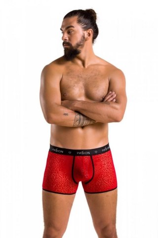 Boxerki z otwartym tyłem - 046 SHORT PARKER red S/M - Passion Casmir