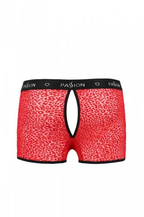 Boxerki z otwartym tyłem - 046 SHORT PARKER red S/M - Passion Casmir