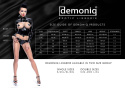 Mini spódniczka - FRANCESCA001 BLACK L Demoniq