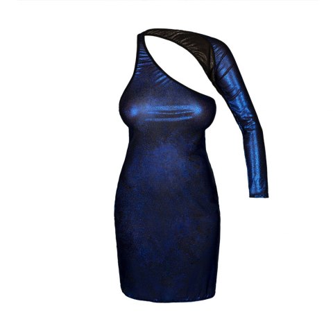 Asymetryczna sukienka mini - HARLO BLUE DRESS L/XL Anais