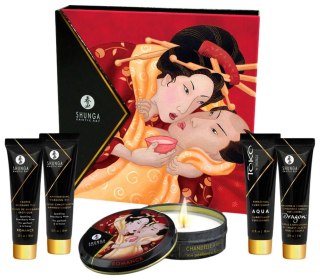 Zestaw kosmetyków erotycznych - Geisha's Secret Kit Strawberry Sparkling Wine Shunga