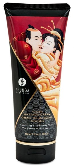 Massage Cream Sparkling Strawberry Wine Shunga