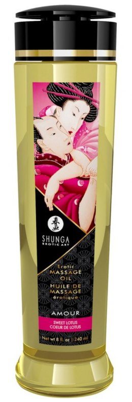 Wegański olejek do masażu - Massage Oil Amour SWEET LOTUS Shunga