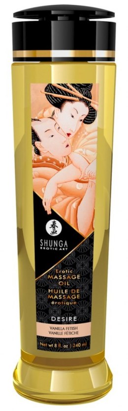 Wegański olejek do masażu - Massage Oil Desire VANILLA FETISH Shunga