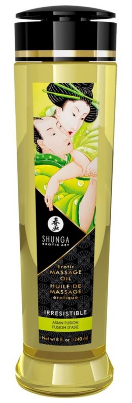 Wegański olejek do masażu - Massage Oil Irresistible ASIAN FUSION Shunga