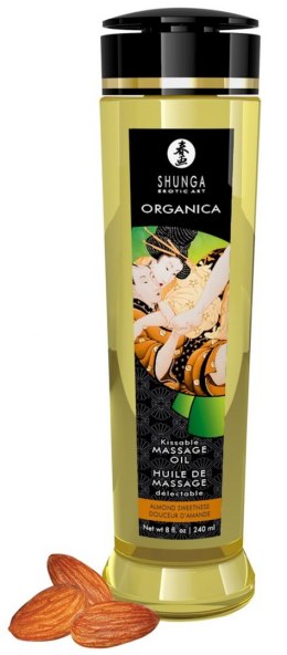 Jadalny olejek do masażu - Massage Oil Organica ALMOND SWEETNESS Shunga