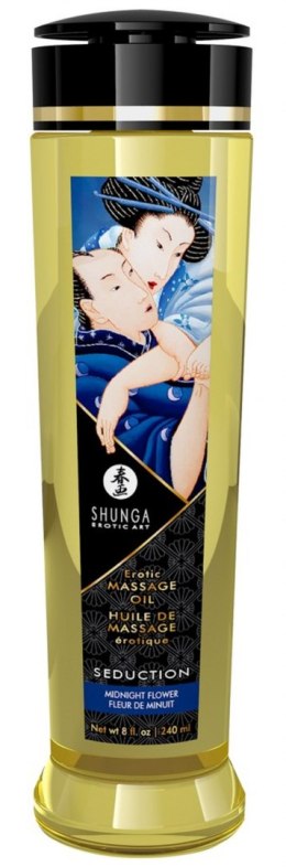 Wegański olejek do masażu - Massage Oil Seduction Midnight Flower Shunga