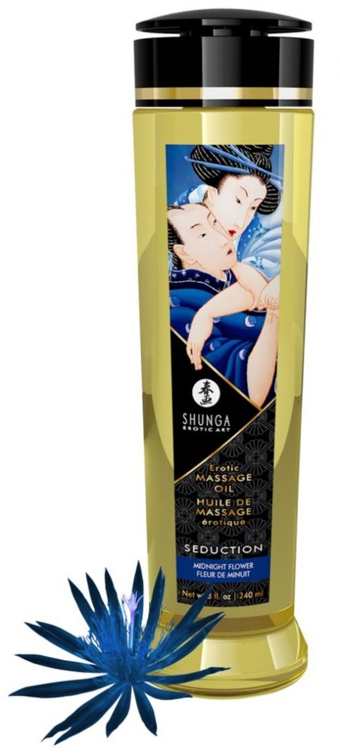 Wegański olejek do masażu - Massage Oil Seduction Midnight Flower Shunga