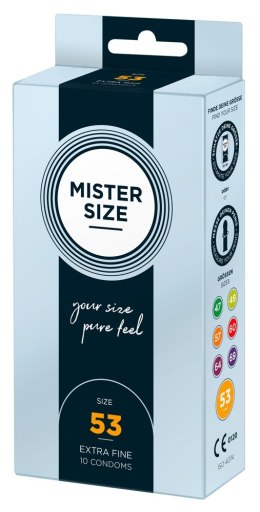Mister Size 53mm pack of 10 Mister Size