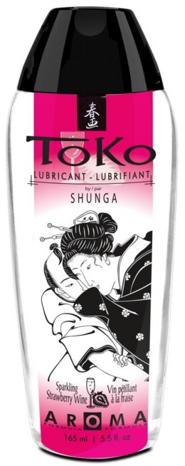 Lubrykant na bazie wody - Toko Aroma Strawberry Sparkling Wine Shunga