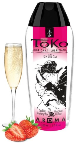 Lubrykant na bazie wody - Toko Aroma Strawberry Sparkling Wine Shunga