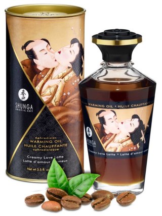 Rozgrzewający Olejek do Masażu - Warming Oil Creamy Love Latte Shunga