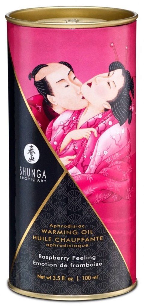 Rozgrzewajacy Olejek do Masażu - Warming Oil Raspberry Feeling Shunga