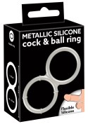 Metallic Silicone Double Ring You2Toys