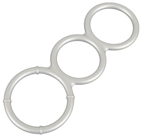 Metallic Silicone Triple Ring You2Toys