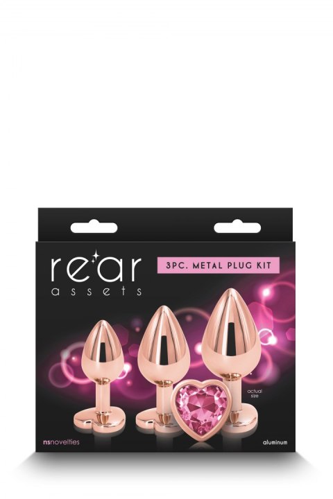 REAR ASSETS TRAINER KIT ROSE GOLD PINK HEART NS Novelties