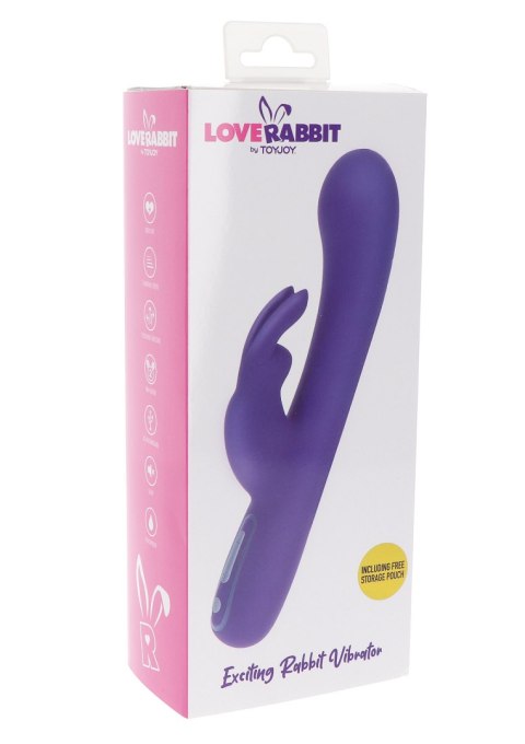 Exciting Rabbit Vibrator Purple ToyJoy