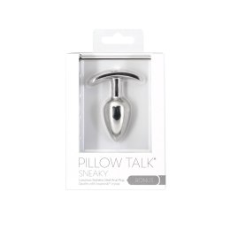 Pillow Talk - Sneaky Stainless Steel Butt Plug with Swarovski Crystal Pillow Talk