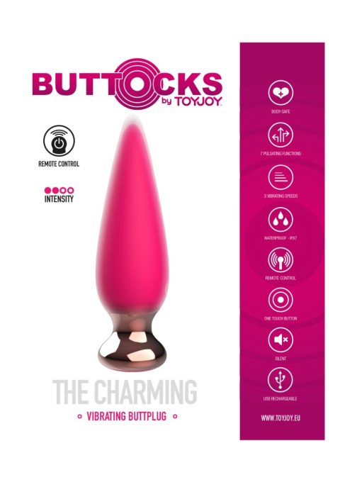 The Charming Buttplug Fuchsia ToyJoy