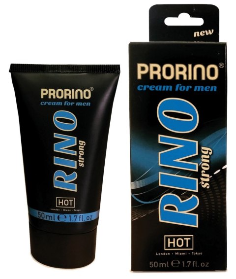 Krem powiększający penisa - PRORINO Rino Cream for men 50ml Hot