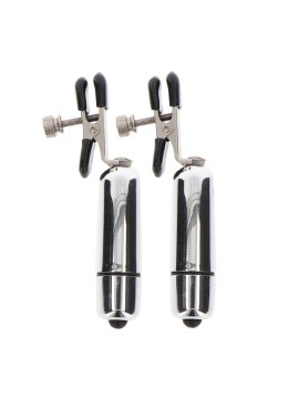 Adjustable Vibrating Clamps Silver Taboom