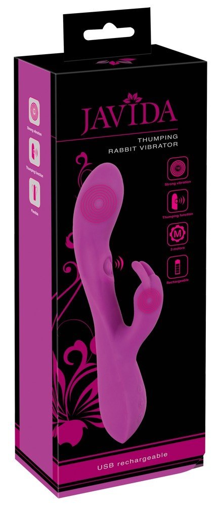 Wibrator Królik - Javida Thumping Rabbit Vibrato JAVIDA