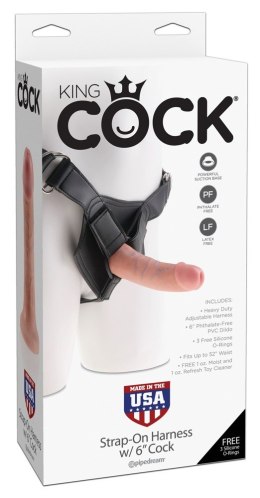 King Cock Strap-On 6 inch King Cock