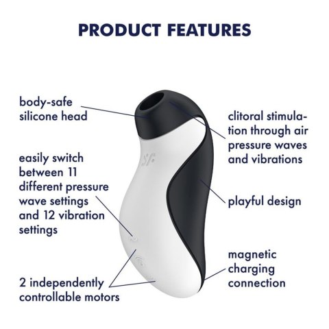 Stymulator Łechtaczki - Orca Double Air Pulse Vibrator Satisfyer