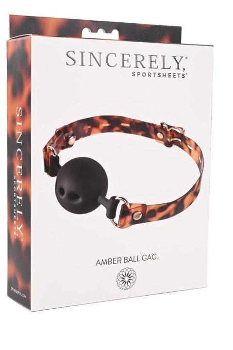 SPORTSHEETS AMBER BALL GAG TONGA