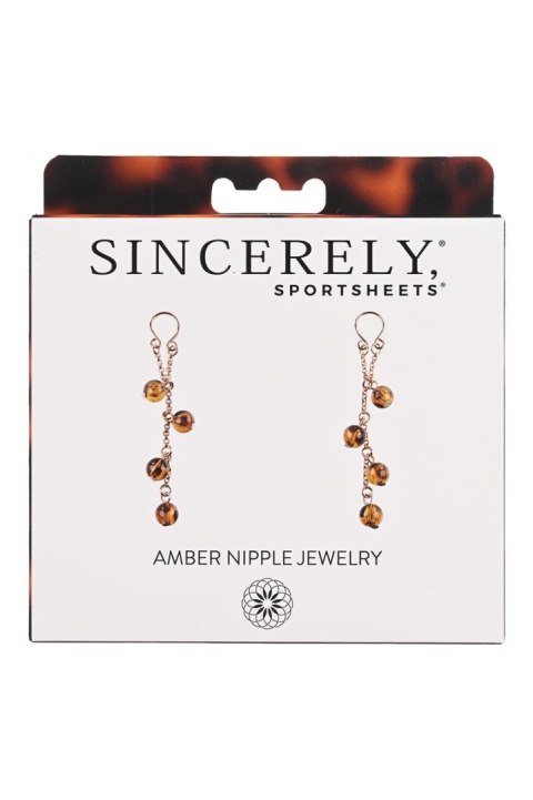 SPORTSHEETS AMBER NIPPLE JEWELRY Sportsheets