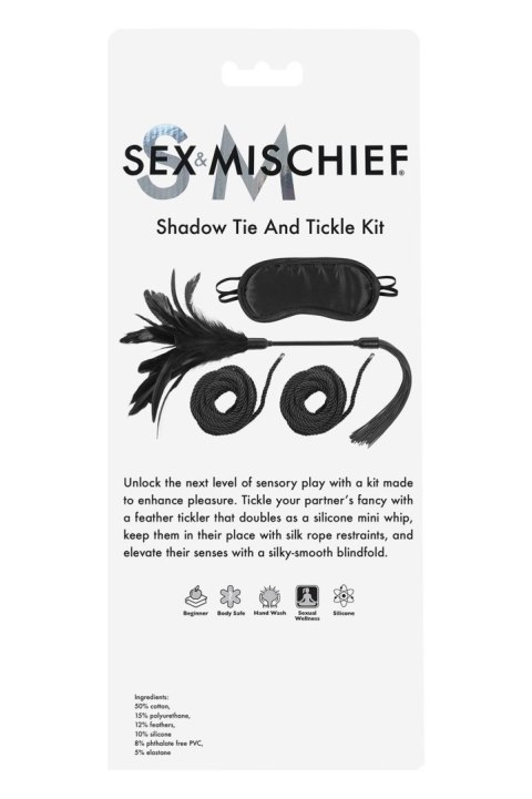 SPORTSHEETS SHADOW TIE AND TICKLE KIT Sportsheets