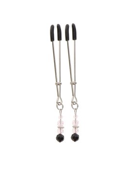 Tweezers With Beads Silver Taboom