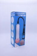 Power Escorts -Power Pump Juicy - Penis Pump - With Improved Exchangeable Pussy - Black/Transparant Power Escorts