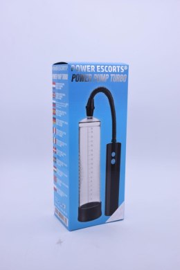 Power Escorts - Power Pump Turbo - Automatic Penis Pump - Rechargeable - Transparant