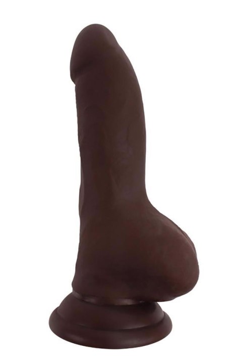 Brązowe Dildo z przyssawką - ALL TIME FAVORITES BENDABLE DILDO BROWN Dream Toys