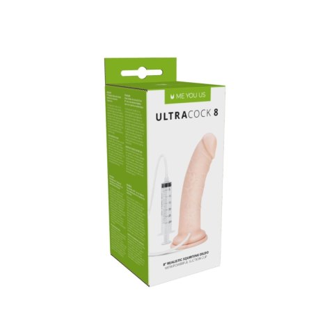 Dildo z wytryskiem - Me You Us Ultracock Realistic Squirting Dildo 8in Me You Us