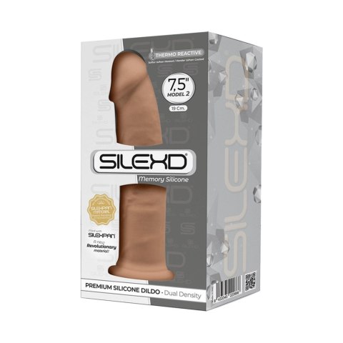 Dildo 19 cm - SD. Model 2 (7'5'') ZM01 Caramel BOX Silexd