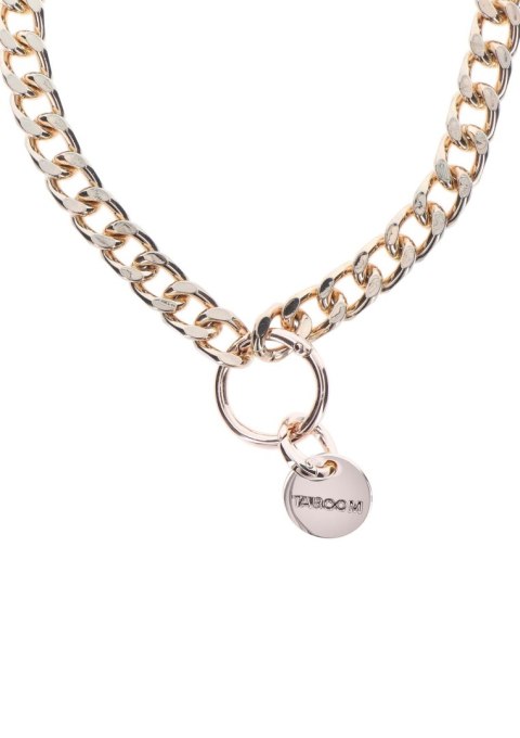 Smycz i obroża - Statement Collar and leash Rose Gold