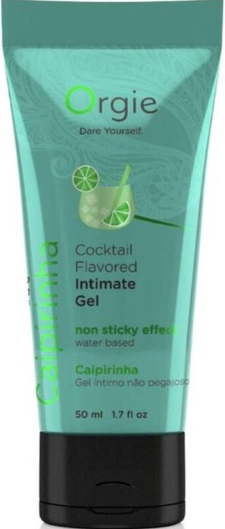 Żel do seksu oralnego na bazie wody - Lube Tube Cocktail Caipirinha - 50ml Orgie