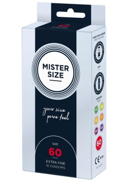 MISTER SIZE 60mm Condoms 10pcs Natural MISTER SIZE