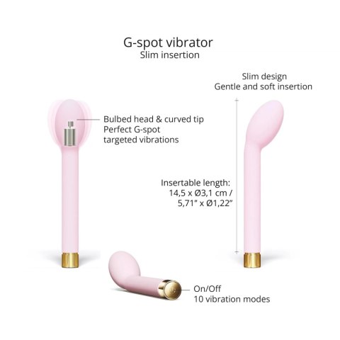 Zestaw - Wibrator punkt G - OMG BABY PINK-GIFT SET